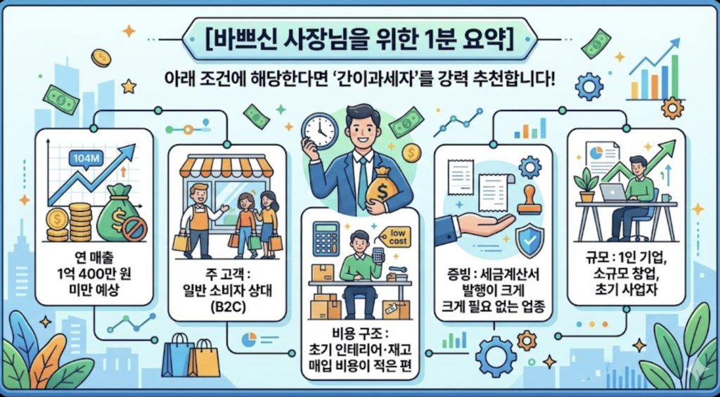 사업자 등록 전 필독! 일반과세자와간이과세자 차이, 절세 최고의 선택은? 1